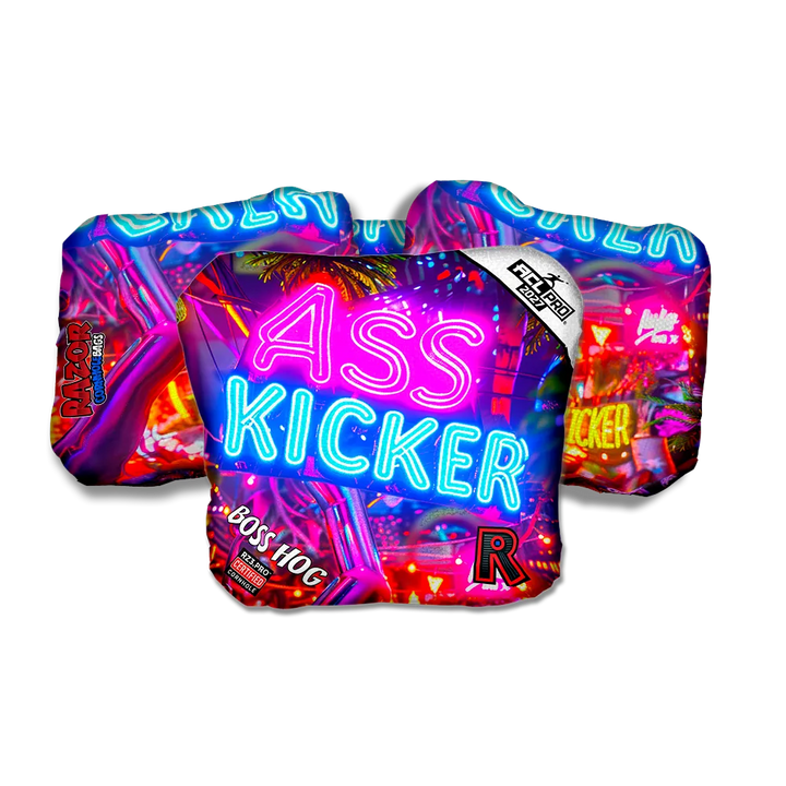 Boss Hog PRO Ass Kicker Neon Cornhole Bags