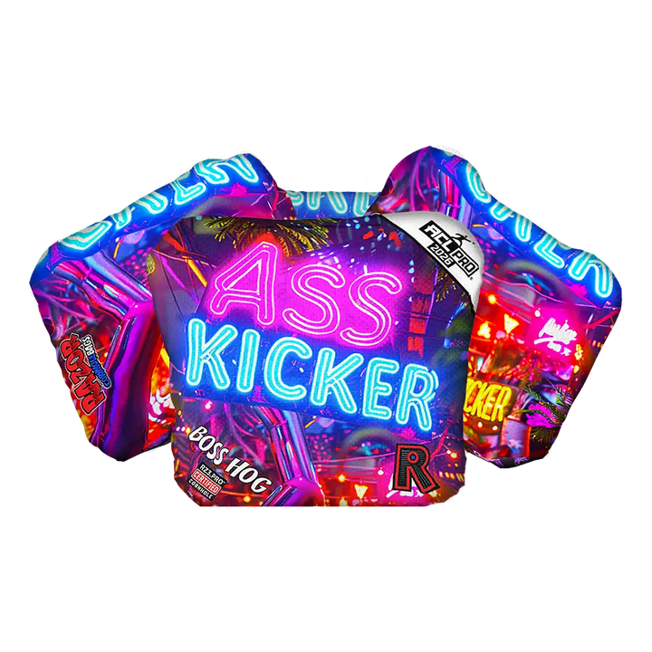 Boss Hog | Ass Kicker Neon | ACL PRO Razor Cornhole Bags