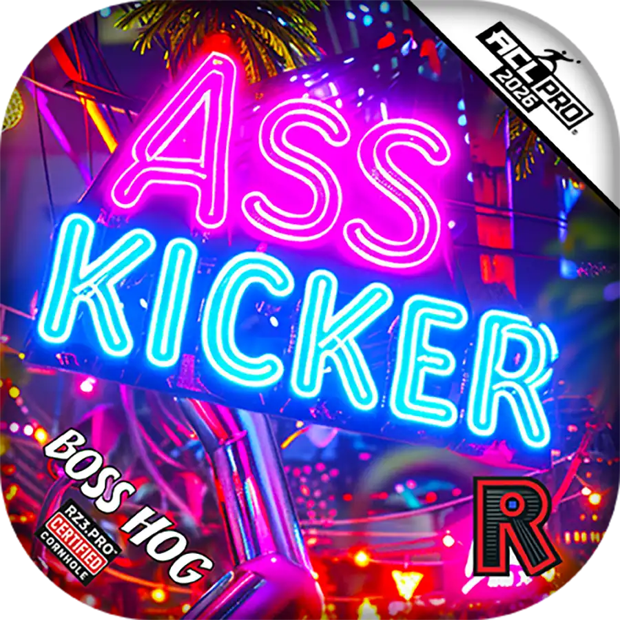 Boss Hog | Ass Kicker Neon | ACL PRO Razor Cornhole Bags