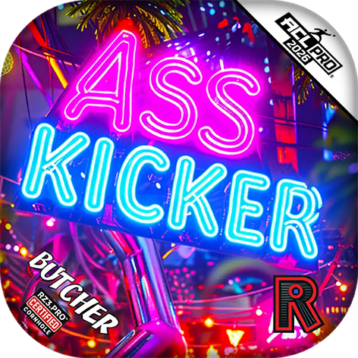 Butcher | Ass Kicker Neon | ACL PRO Razor Cornhole Bags