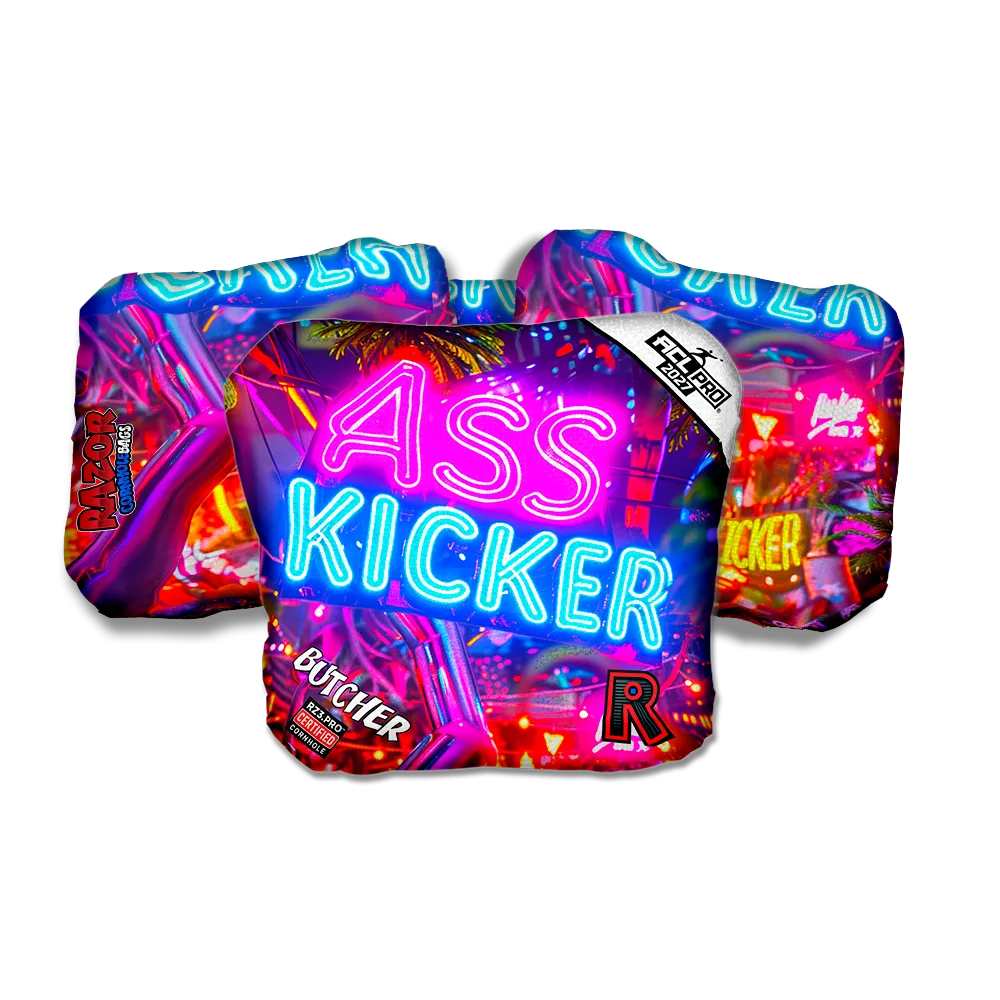 Butcher PRO Ass Kicker Neon Cornhole Bags