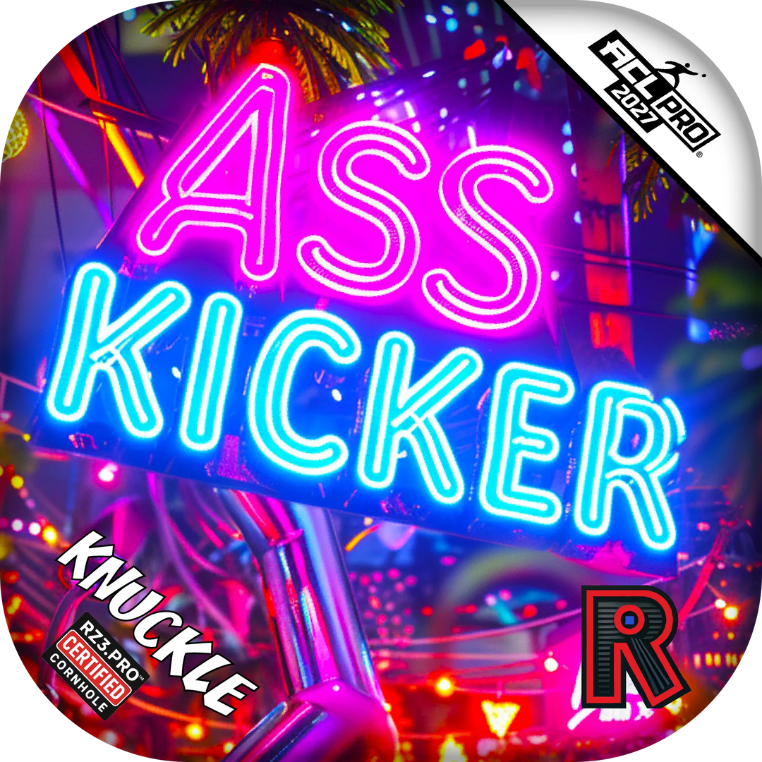 Knuckle PRO Ass Kicker Neon Cornhole Bags