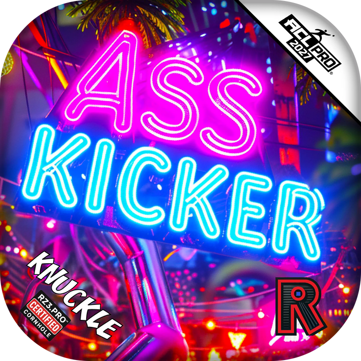 Knuckle PRO Ass Kicker Neon Cornhole Bags