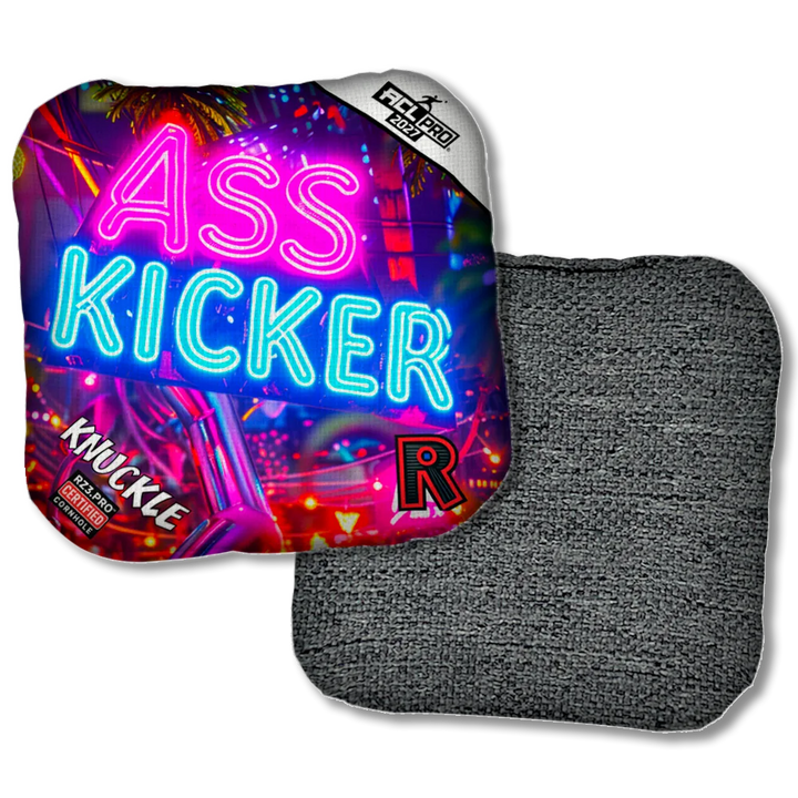 Knuckle PRO Ass Kicker Neon Black Back Product View