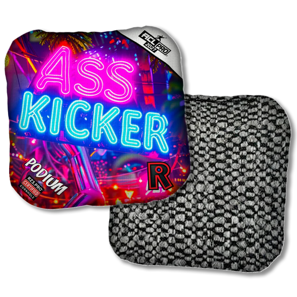 Podium PRO Ass Kicker Neon Black Back Product View