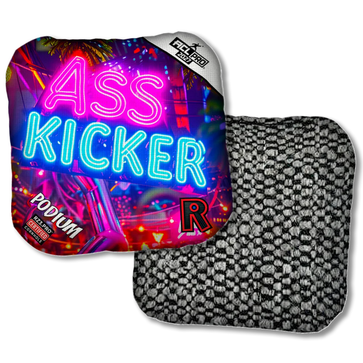 Podium PRO Ass Kicker Neon Black Back Product View