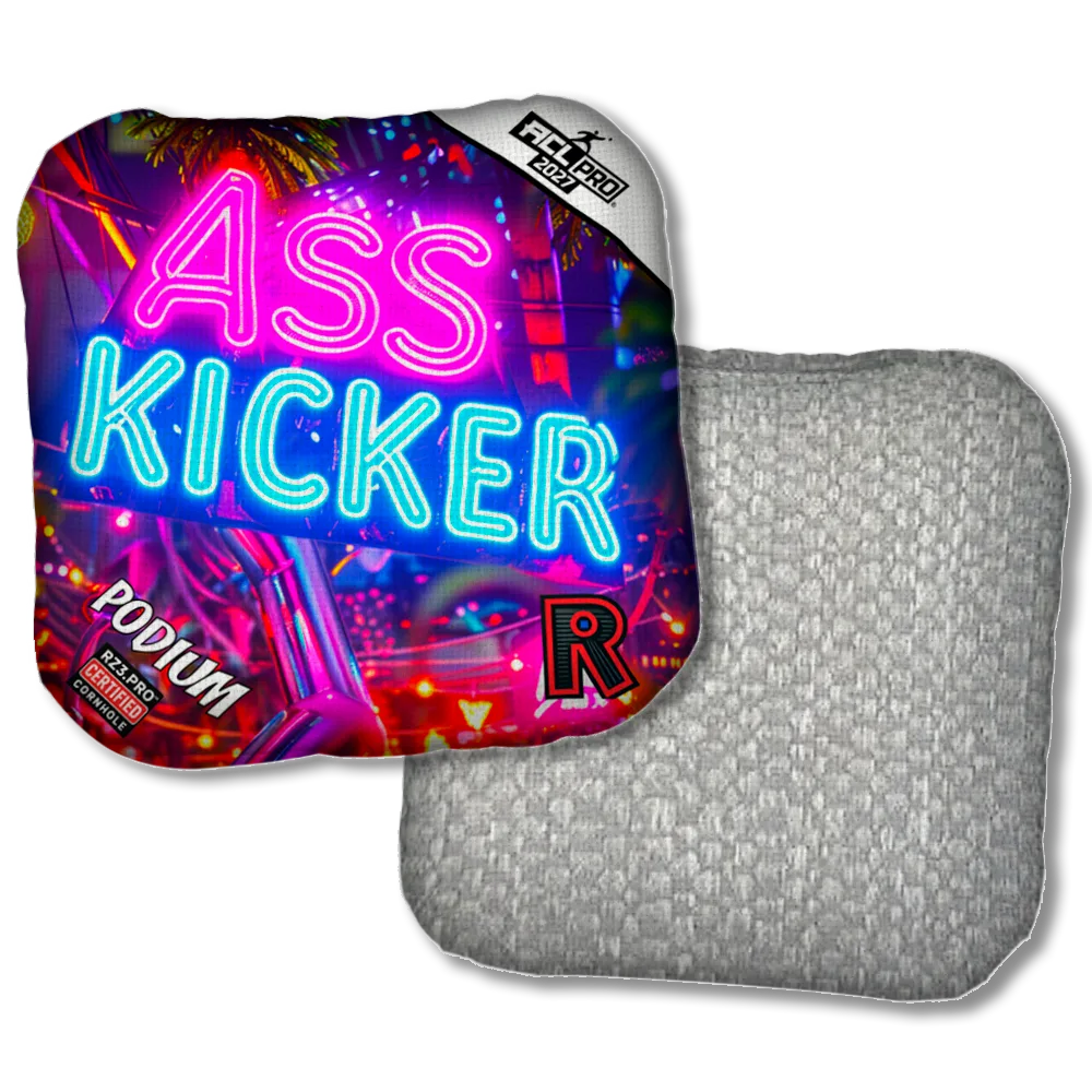 Podium PRO Ass Kicker Neon Silver Back Product View