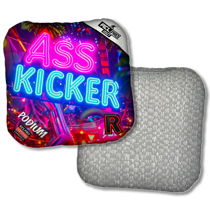 Podium PRO Ass Kicker Neon Silver Back Product View