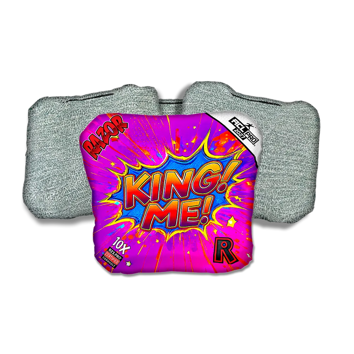 10 X PRO King Me Light Back Cornhole Bags