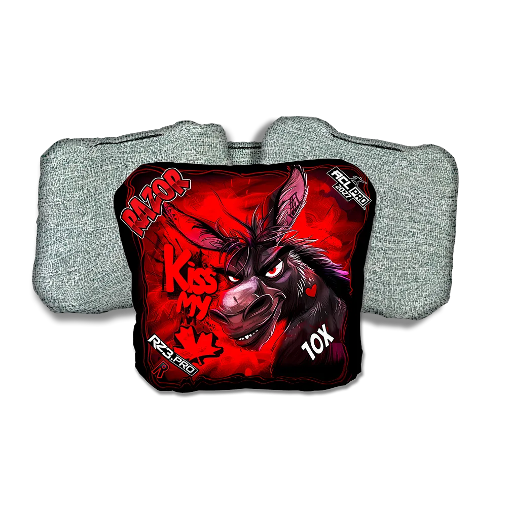 10 X PRO Kiss My Maple Light Back Cornhole Bags