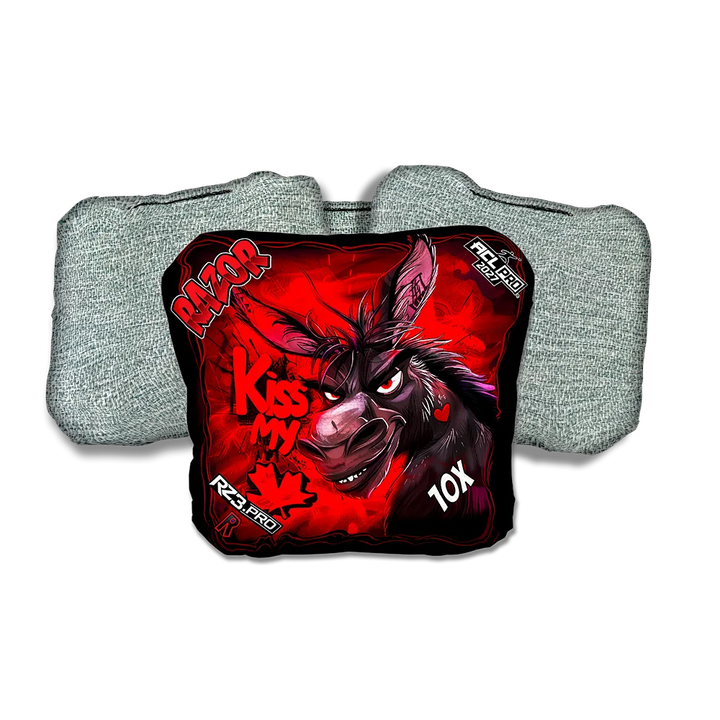 10 X PRO Kiss My Maple Light Back Cornhole Bags