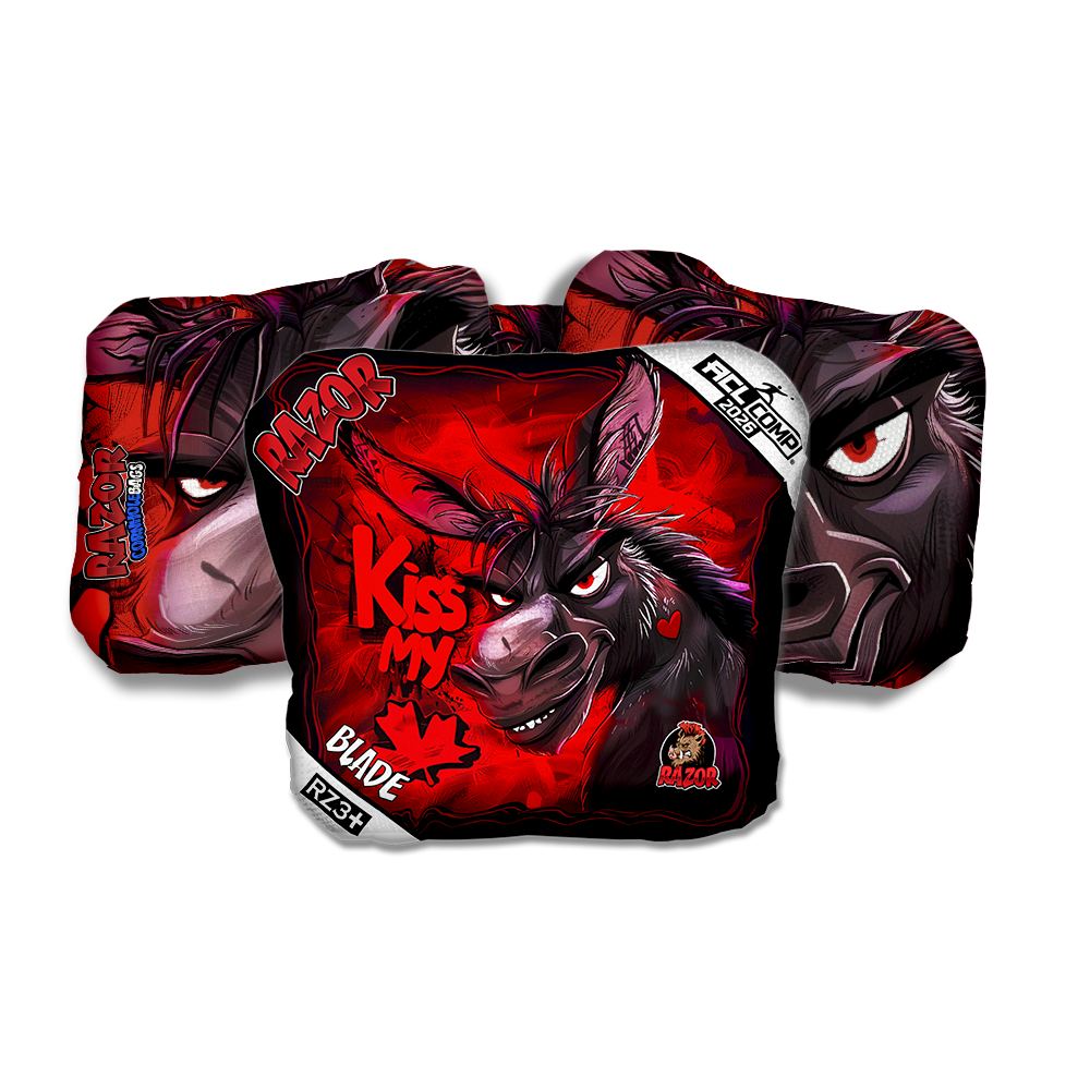 Kiss My (Canadian) | Razor Cornhole ACL Bags