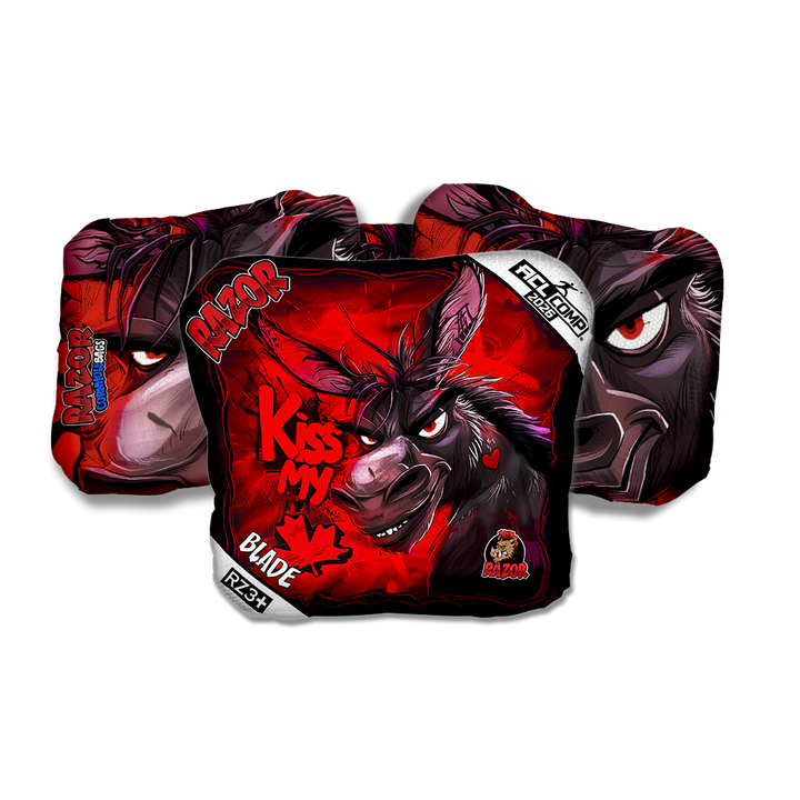 Kiss My (Canadian) | Razor Cornhole ACL Bags