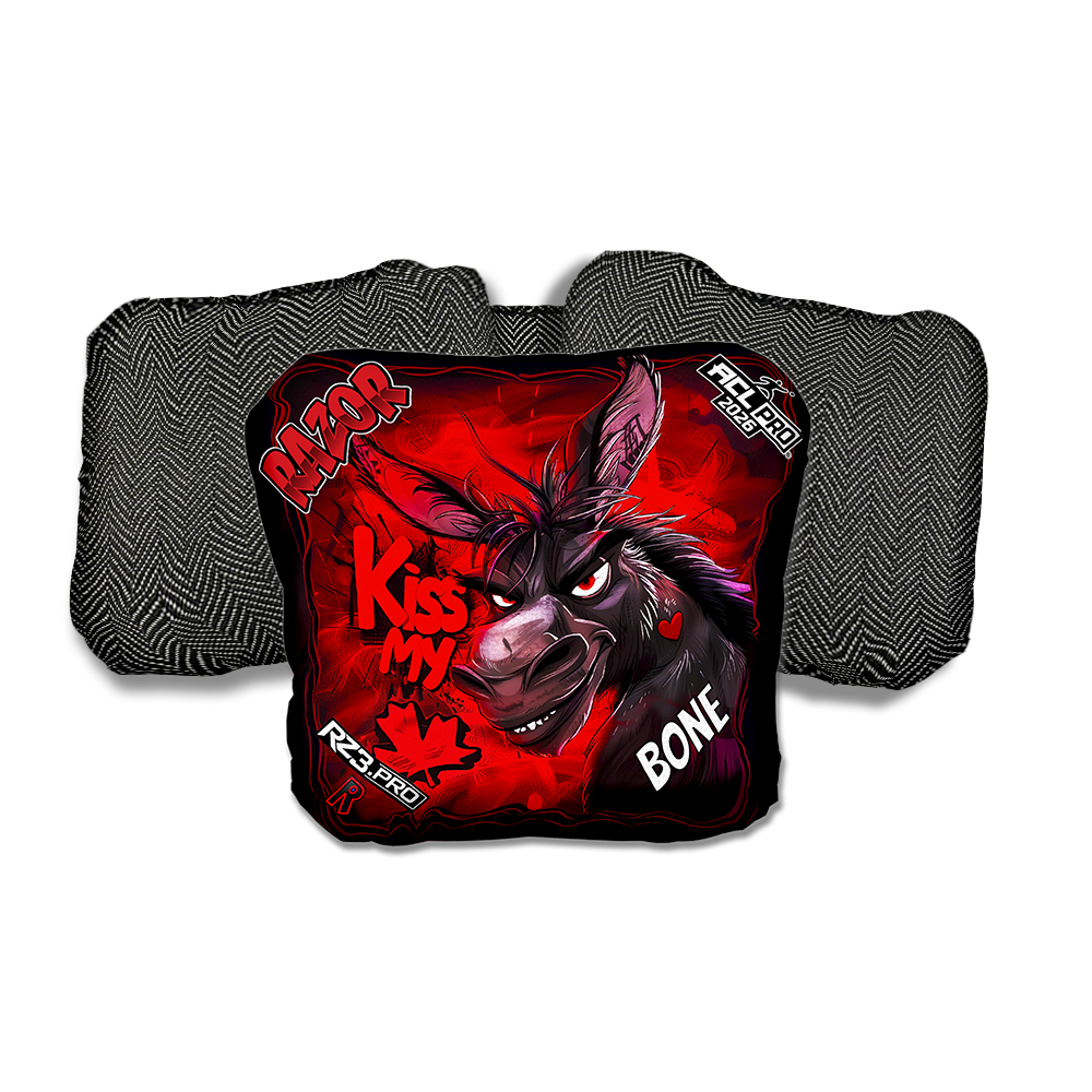 Kiss My (Canadian) | Razor Cornhole ACL Bags