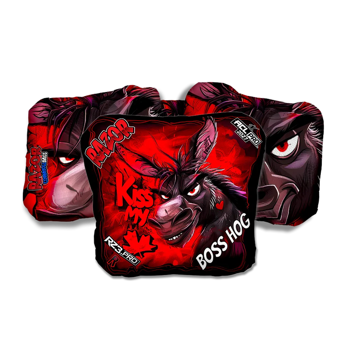 Boss Hog PRO Kiss My Maple Cornhole Bags