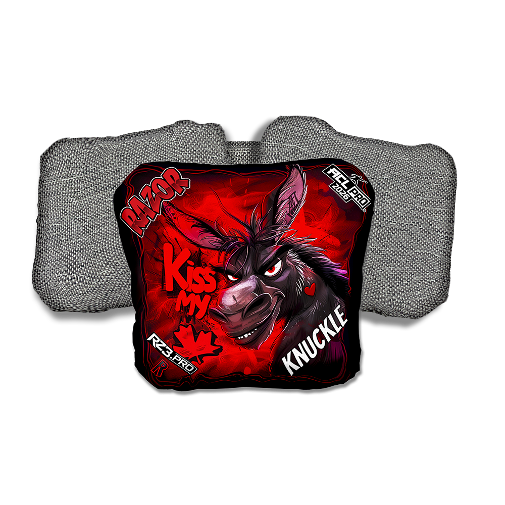 Kiss My (Canadian) | Razor Cornhole ACL Bags