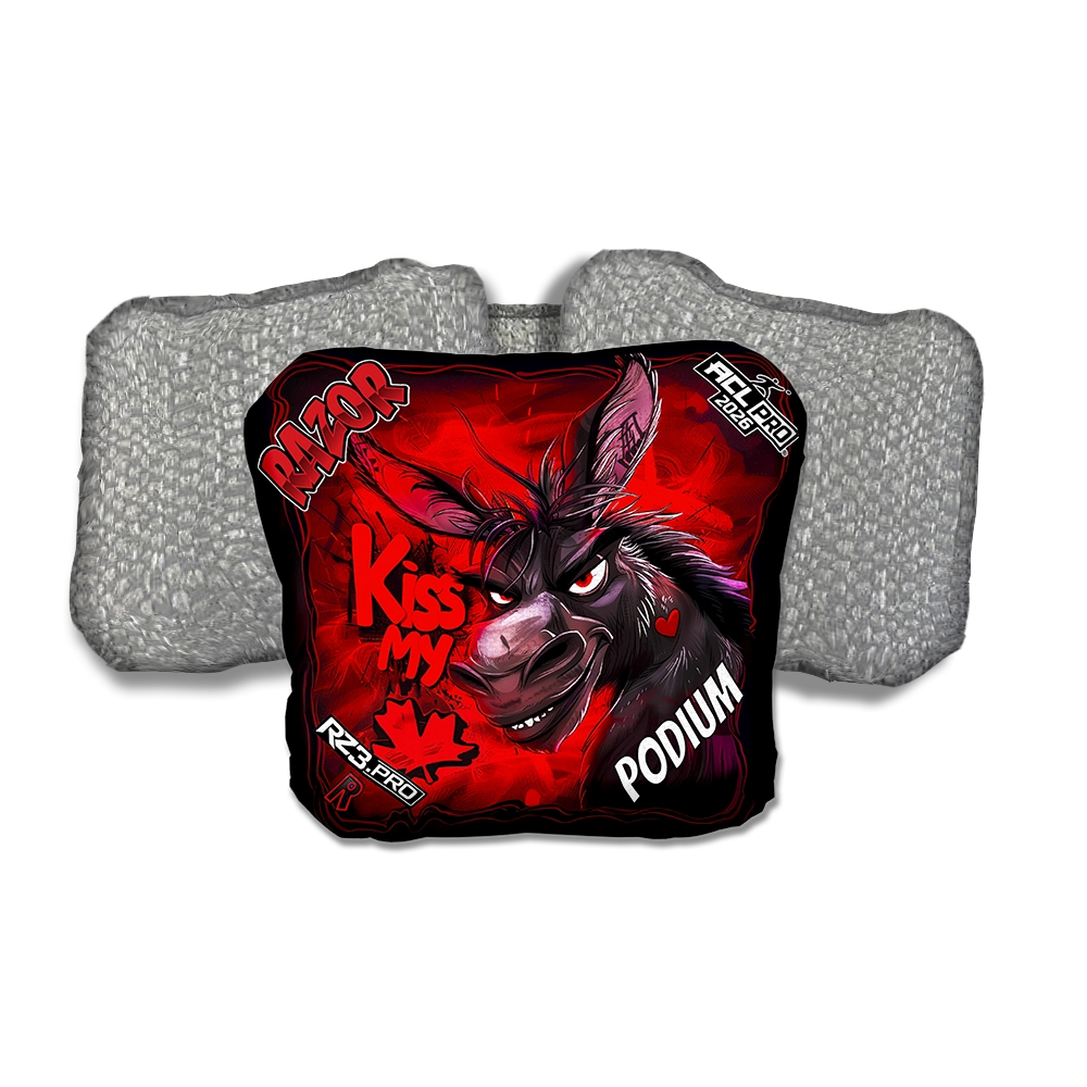 Kiss My (Canadian) | Razor Cornhole ACL Bags