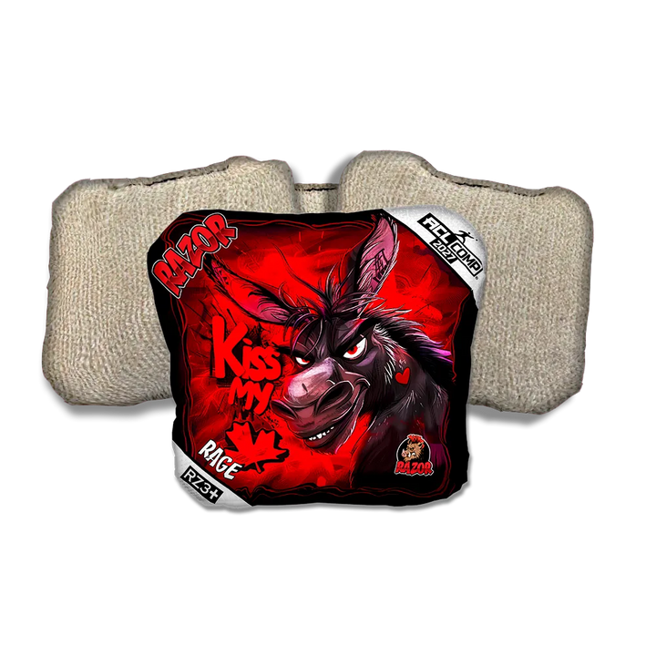 Rage COMP Kiss My Maple Tan Back Cornhole Bags