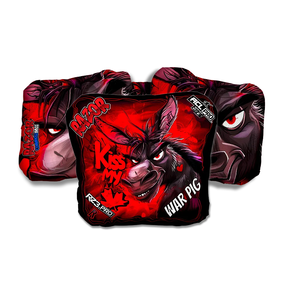 War Pig PRO Kiss My Maple Cornhole Bags