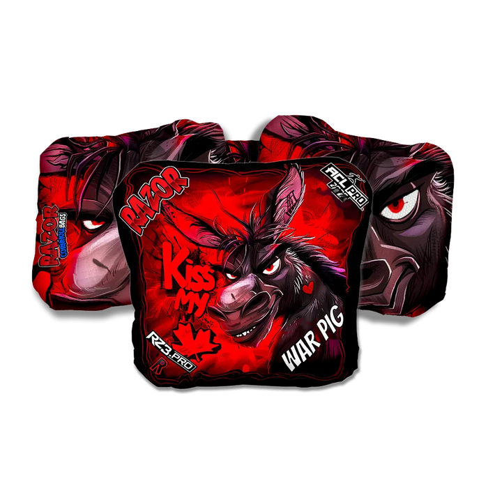 War Pig PRO Kiss My Maple Cornhole Bags