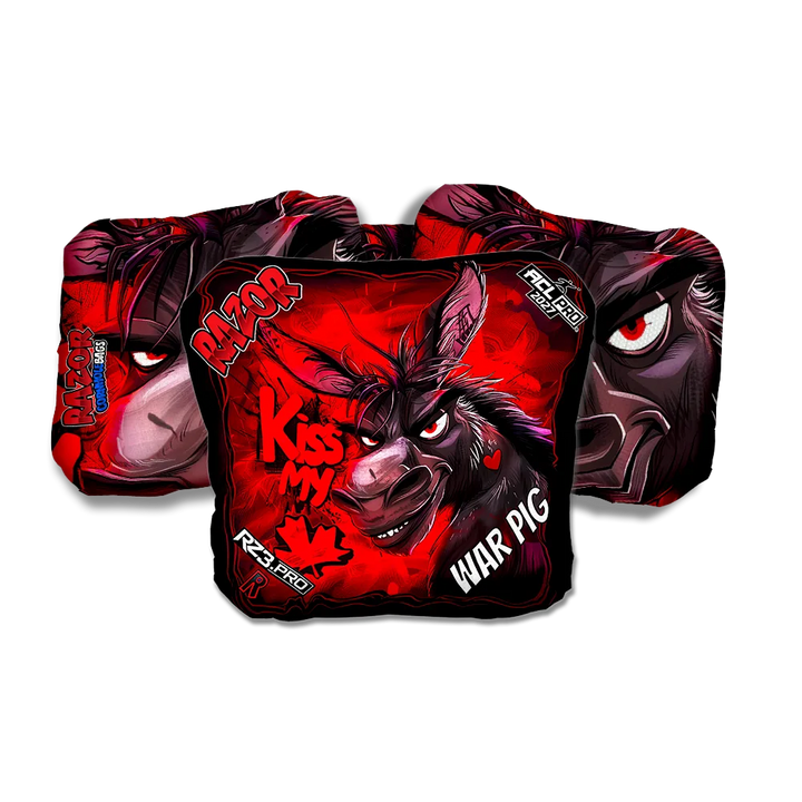 War Pig PRO Kiss My Maple Cornhole Bags