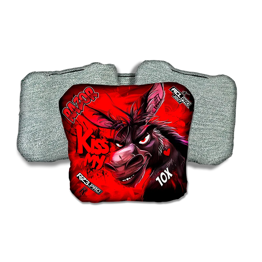 10 X PRO Kiss My Light Back Cornhole Bags