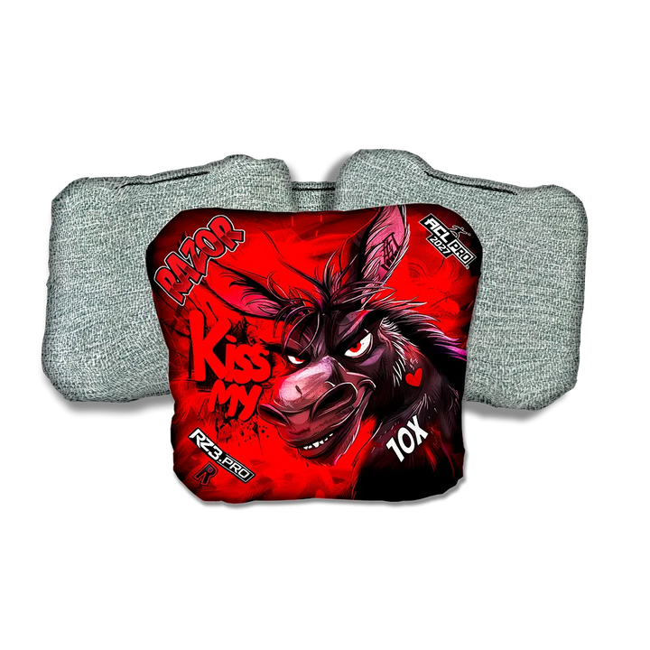 10 X PRO Kiss My Light Back Cornhole Bags