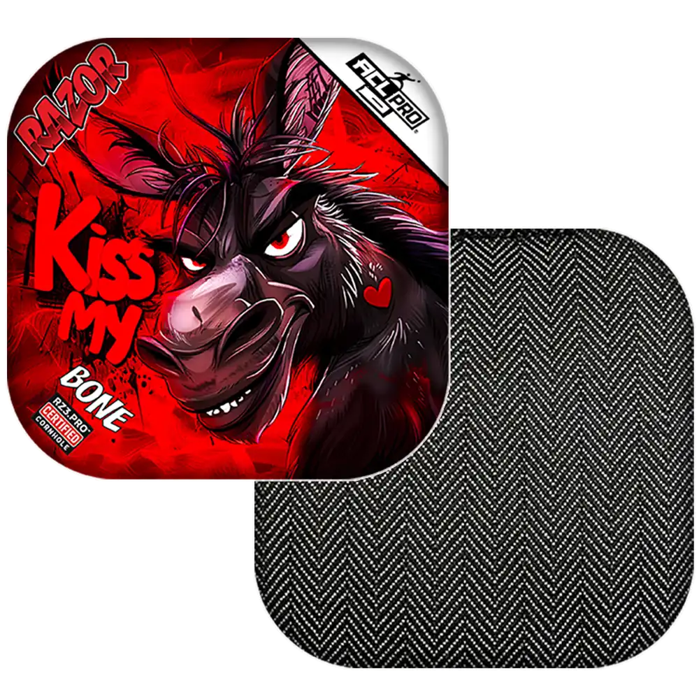 Bone | Kiss My | ACL PRO Razor Cornhole Bags
