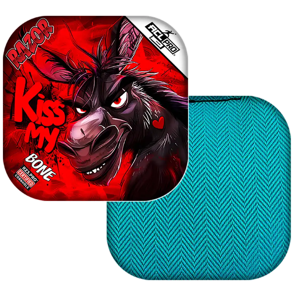 Bone | Kiss My | ACL PRO Razor Cornhole Bags