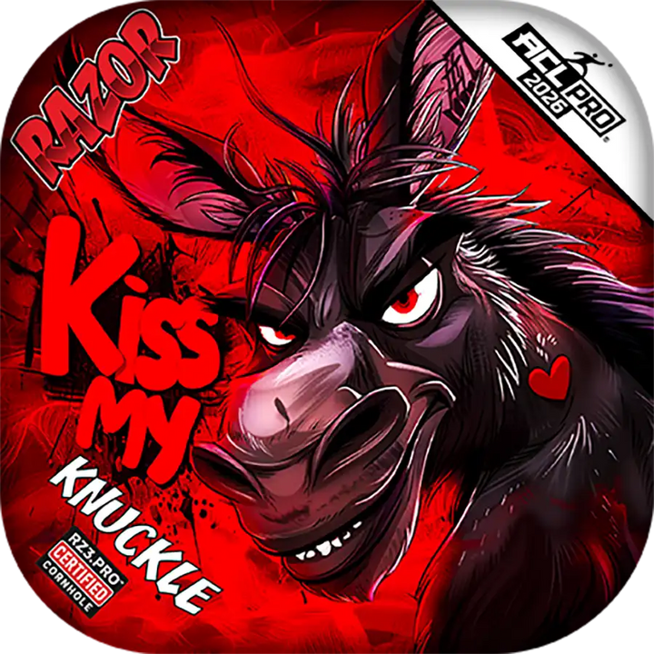 Knuckle | Kiss My | ACL PRO Razor Cornhole Bags