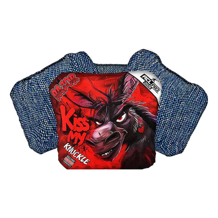 Knuckle | Kiss My | ACL PRO Razor Cornhole Bags