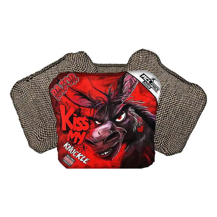Knuckle | Kiss My | ACL PRO Razor Cornhole Bags