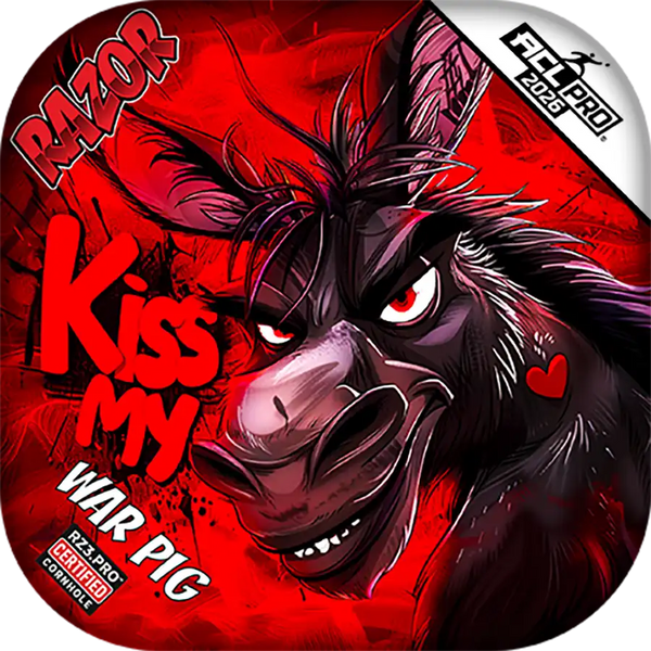 War Pig PRO | Kiss My | ACL PRO Razor Cornhole Bags