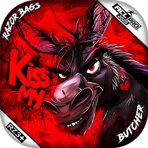 Butcher | Kiss My | ACL PRO Razor Cornhole Bags