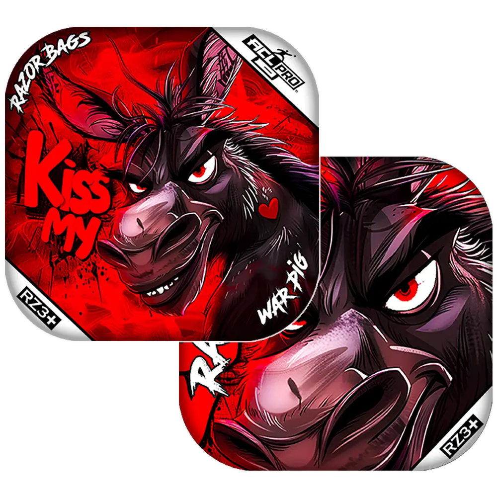 War Pig | Kiss My | ACL PRO Razor Cornhole Bags