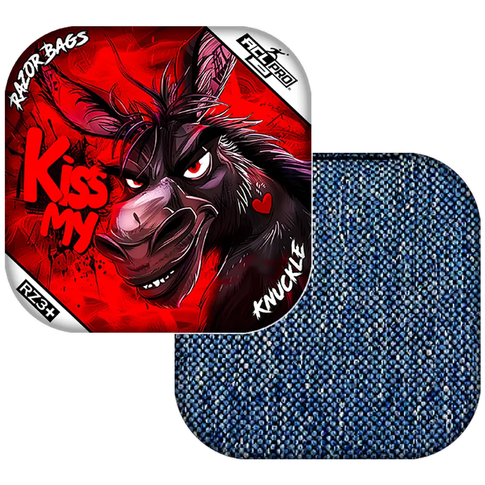 Knuckle | Kiss My | ACL PRO Razor Cornhole Bags