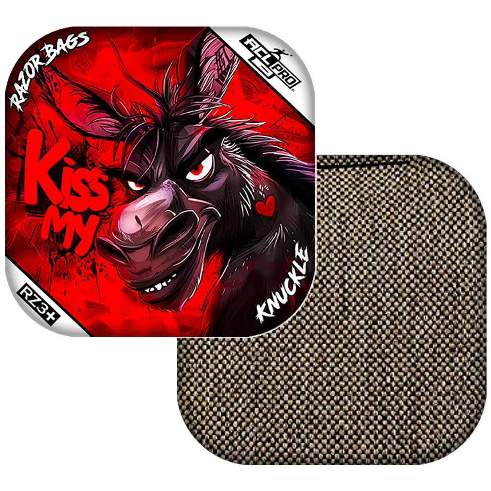 Knuckle | Kiss My | ACL PRO Razor Cornhole Bags