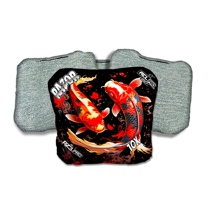 10 X PRO Koi Light Back Cornhole Bags