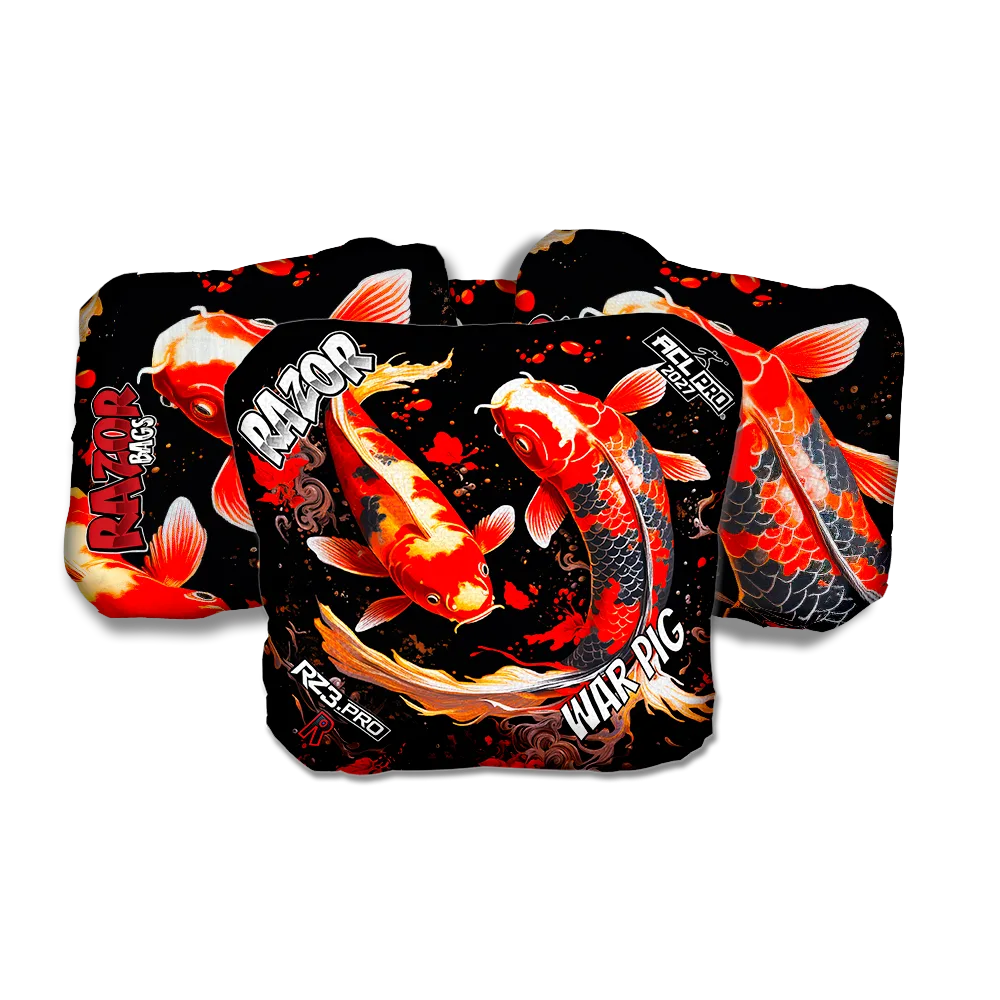 War Pig PRO Koi Cornhole Bags
