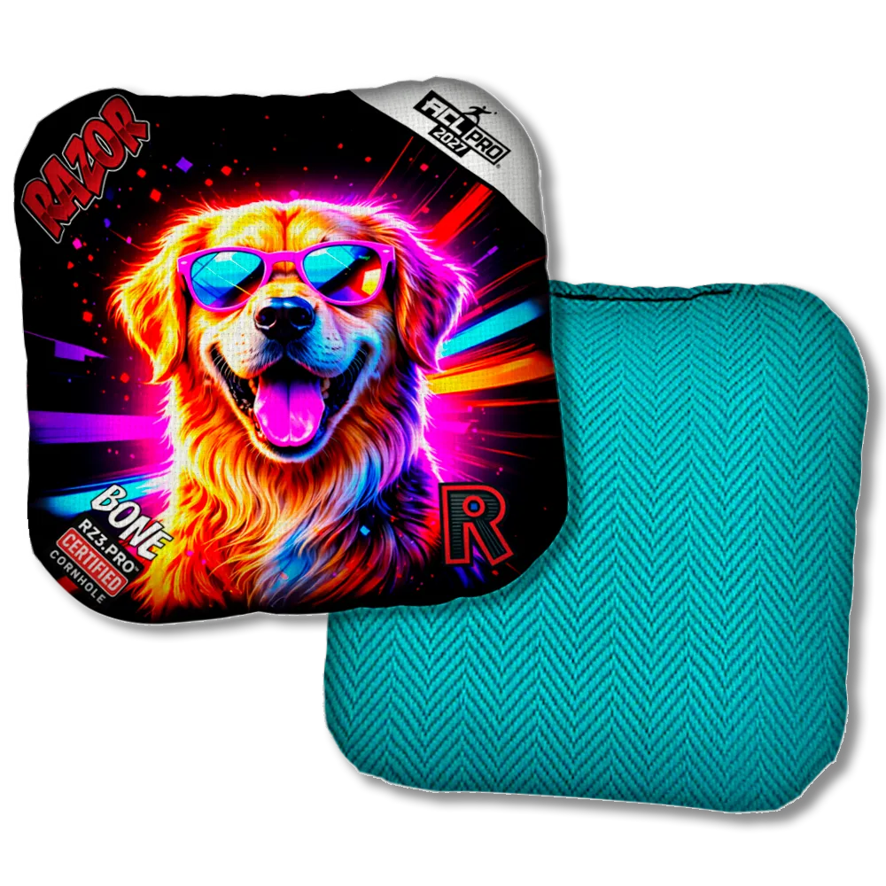 Bone PRO Lab Party Animals Teal Back Product View