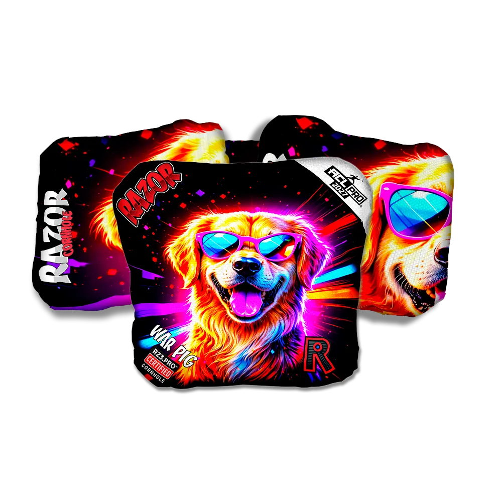War Pig PRO Lab Party Animals Cornhole Bags
