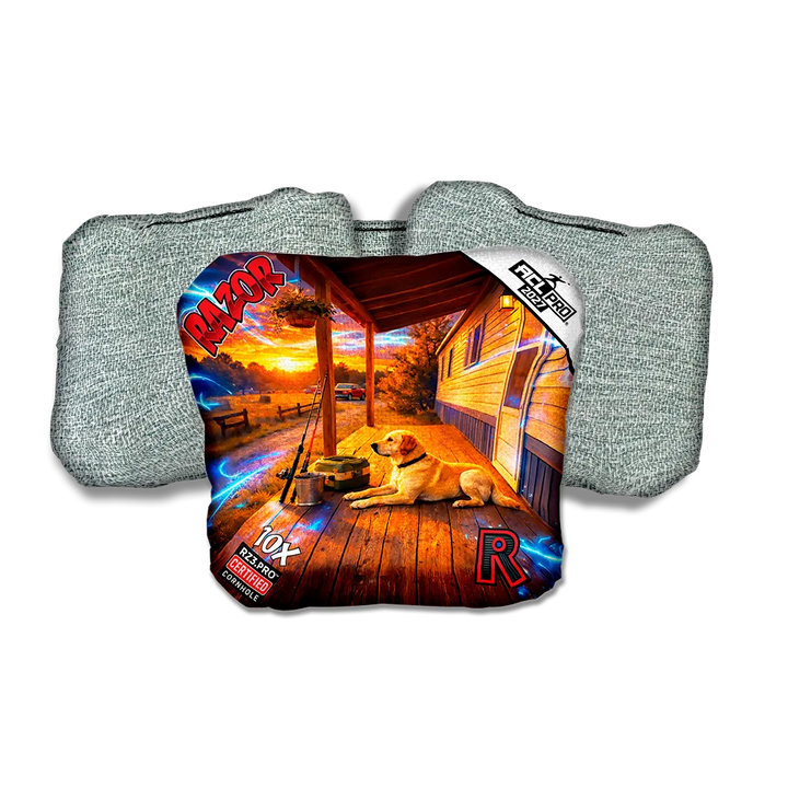 10 X PRO Last Light Light Back Cornhole Bags