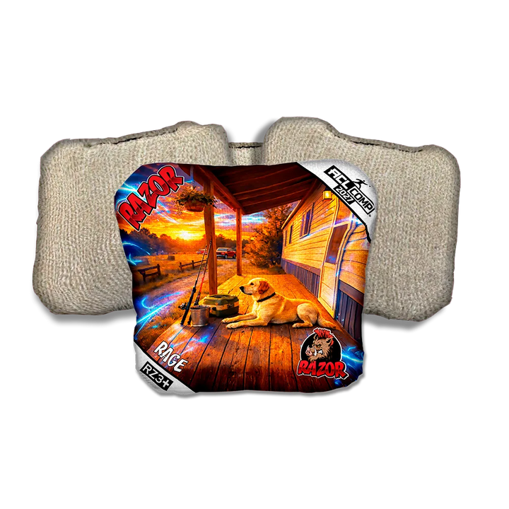 Rage COMP Last Light Tan Back Cornhole Bags