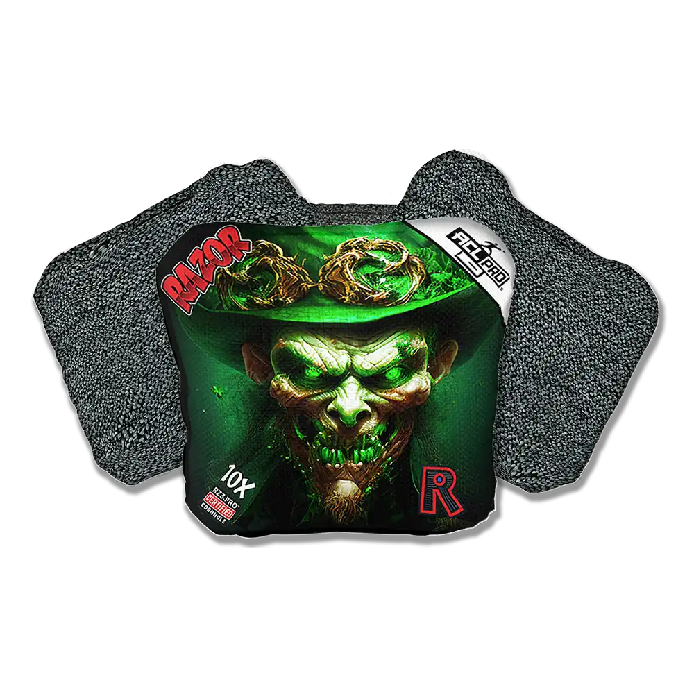 10X | Leprechaun Smile | ACL PRO Razor Cornhole Bags