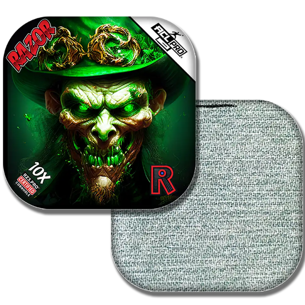 10X | Leprechaun Smile | ACL PRO Razor Cornhole Bags