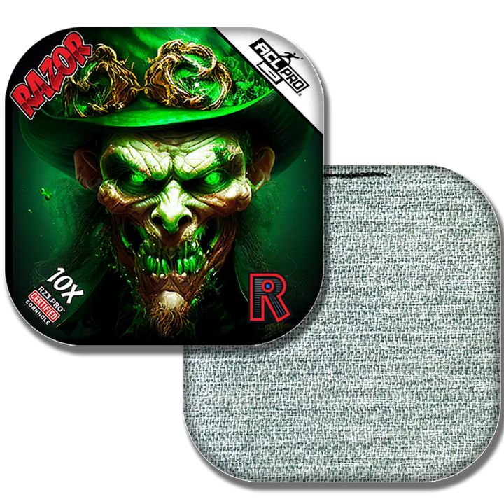 10X | Leprechaun Smile | ACL PRO Razor Cornhole Bags