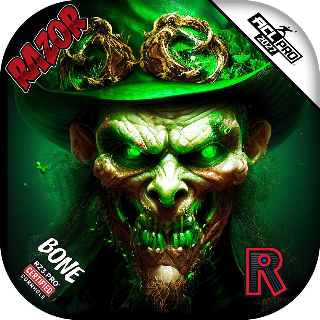 Bone PRO Leprechaun Smile Cornhole Bags