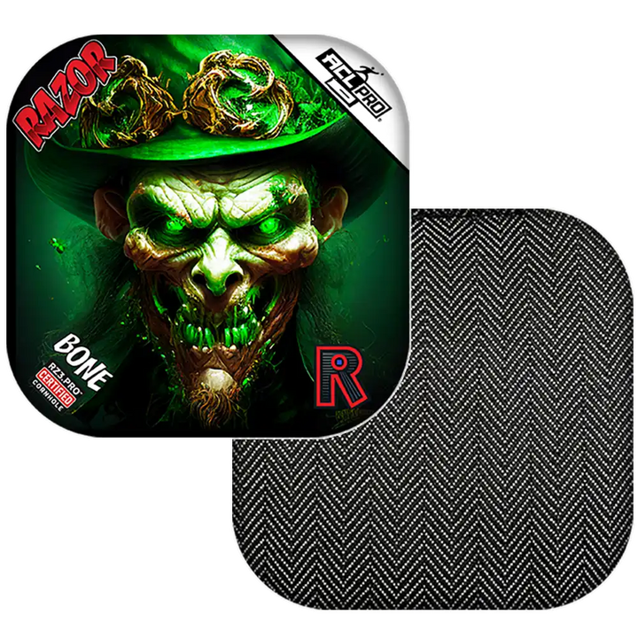 Bone | Leprechaun Smile | ACL PRO Razor Cornhole Bags