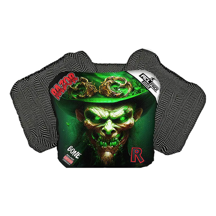 Bone | Leprechaun Smile | ACL PRO Razor Cornhole Bags