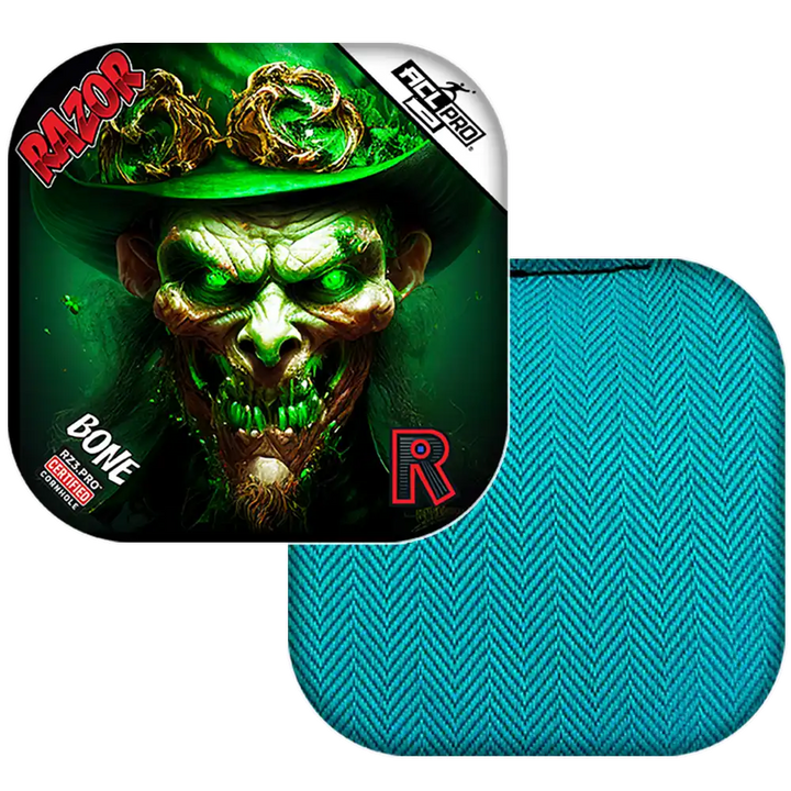 Bone | Leprechaun Smile | ACL PRO Razor Cornhole Bags